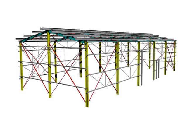 25x10m Shed Building