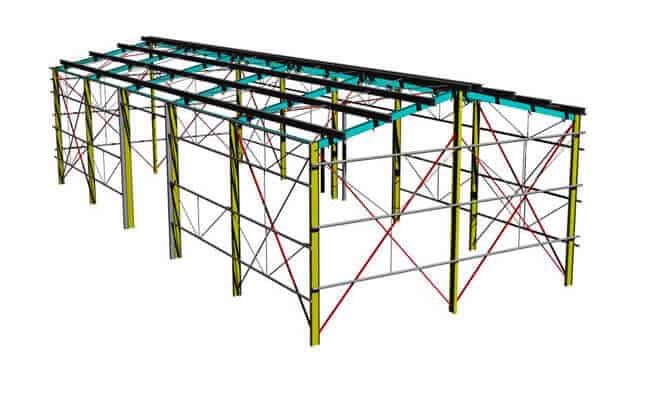 Bâtiment de 25x10m