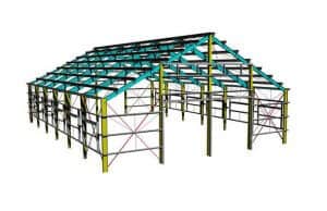 30x20m Church Building, Large Span Metal Building, Havit Steel Structure