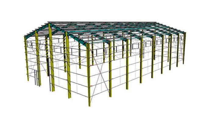 48x25m مستودع الصلب