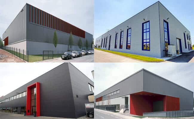 Commercial steel building