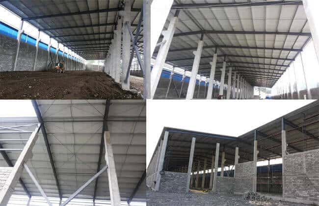 Estructura de acero para tejados en Georgia
