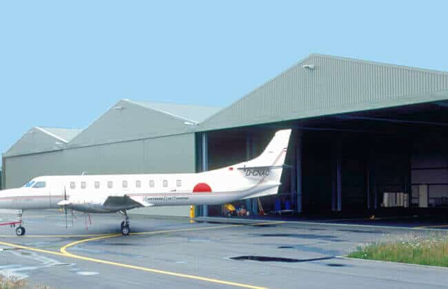Edificio de acero para hangares de aviones