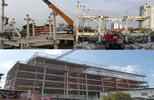 Bâtiments en acier de grande hauteur au Panama