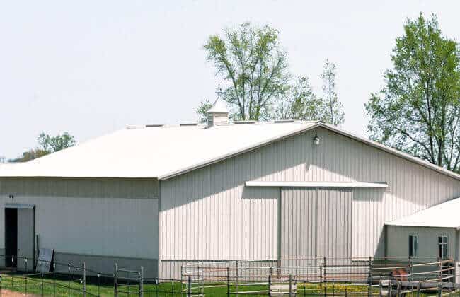 steel horse stable building