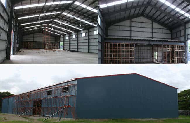 Steel Structure Warehouses in PNG