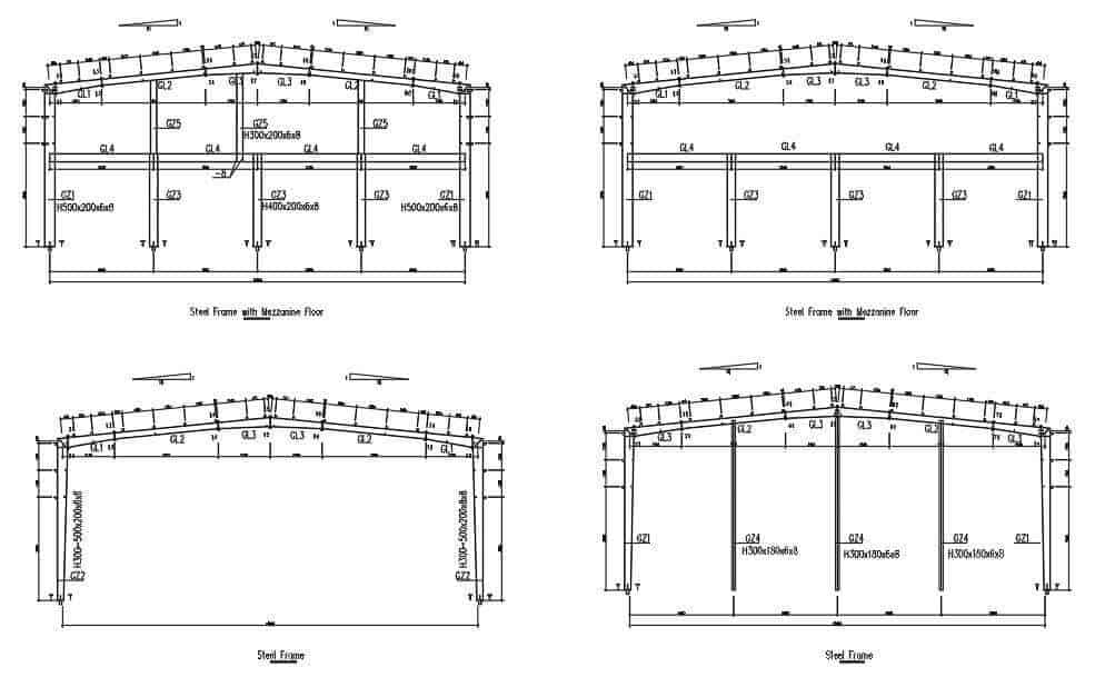 Design of the Steel Warehouse Building