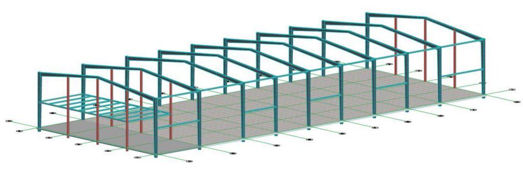 Bâtiments d'entrepôt à structure en acier