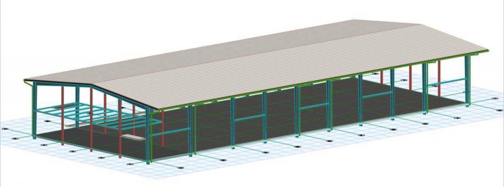 design of Steel Warehouse Building in Tanzania