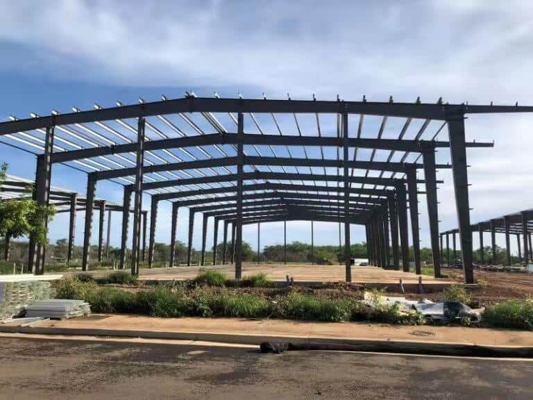 Steel Warehouse Buildings Installation, Steel Building in China