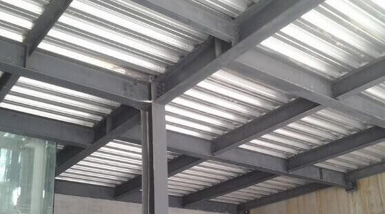 Steel structure warehouse mezzanine