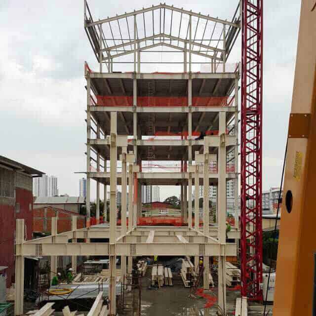 edificios de estructura de acero de gran altura