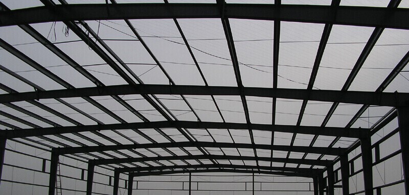 structure de toit en acier