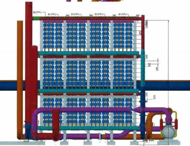 steel structure pipeline supports 