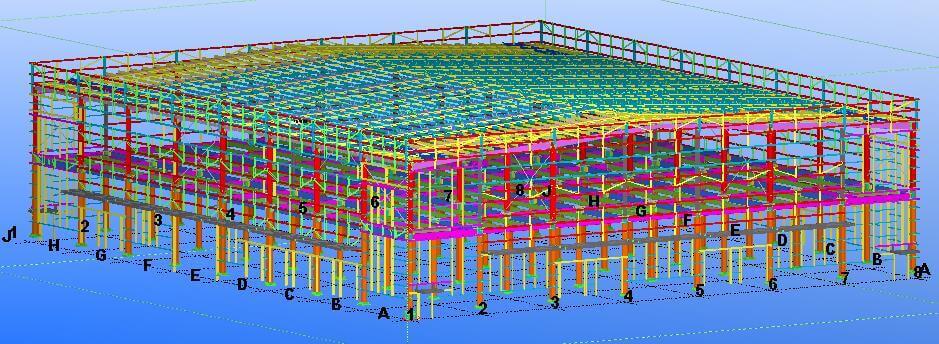 Entrepôt logistique à structure en acier