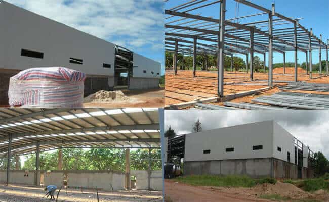 Steel Structure Workshop In Mozambique