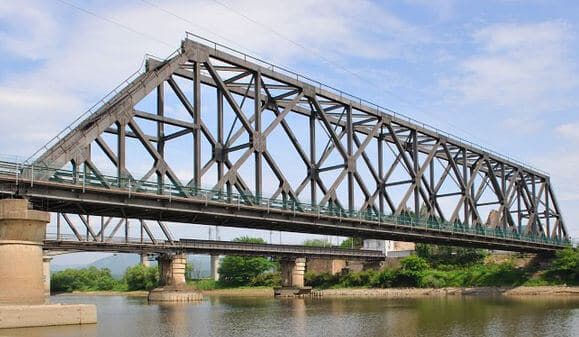 Puente de estructura de acero