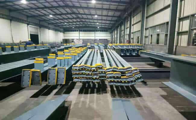 Steel structure packaging and transportation