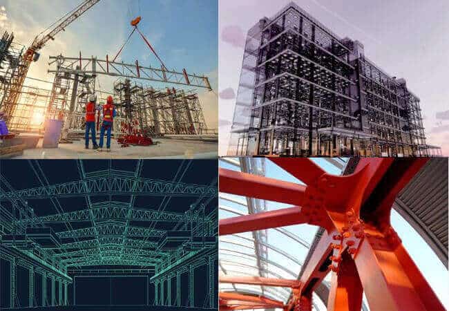 conception de bâtiments à structure en acier