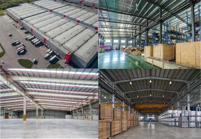 Logistics steel warehouse building