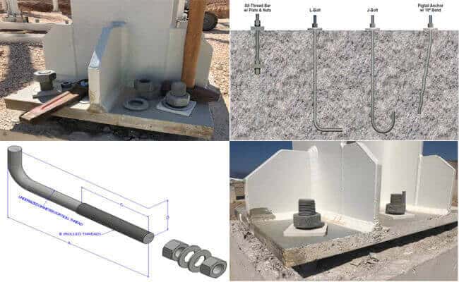 Steel structure bolt for Anchor bolts