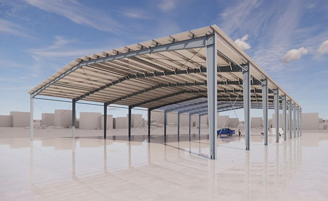 Open-type Steel Structure Workshop