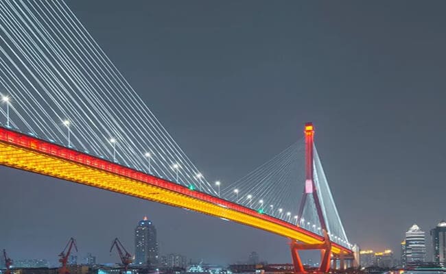 Cable-stayed bridge