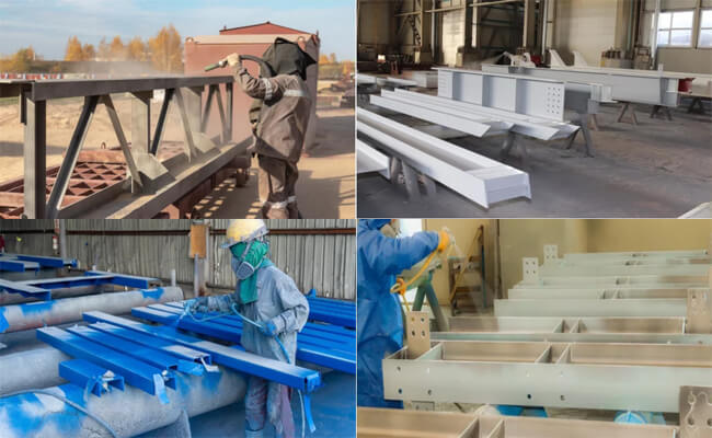 Steel Structure Painting Process