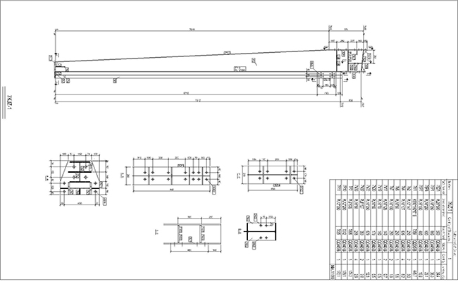 Steel Structure Fabrication Drawings