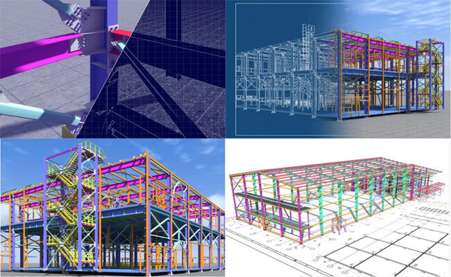 Steel Structure Fabrication Drawings