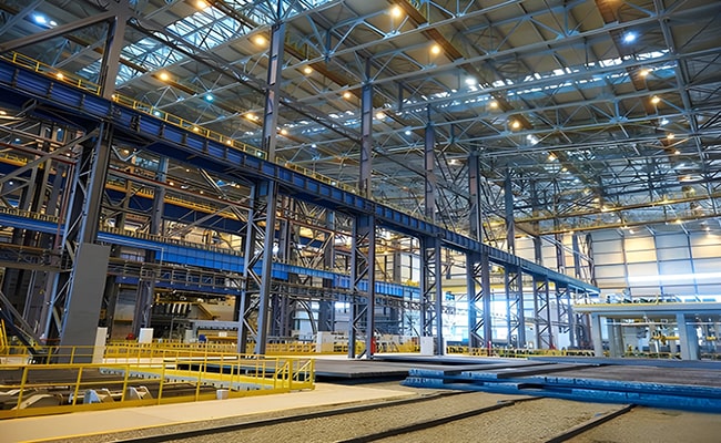 Heavy Steel Factory Building