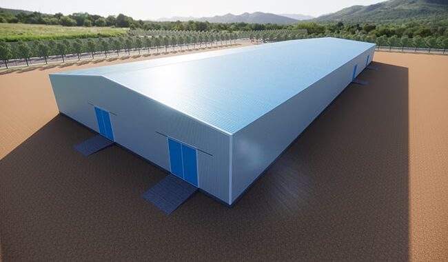 Kazakhstan Steel Warehouse Design