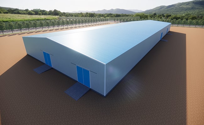 Kazakhstan Steel Warehouse Design