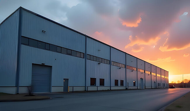 Steel warehouse buildings