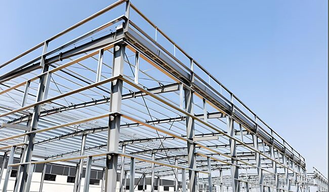 portal steel frame warehouse